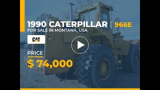 1990 CAT 966E Wheel Loader For Sale