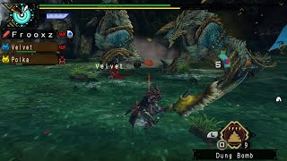 HR5-6 Urgent Quest | High Rank | Guild Hall | 2 Zinogre | Monster Hunter Portable 3rd (PSP)