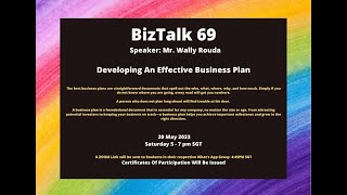 BizTalk Topic 69- Developing an Effective Business Plan