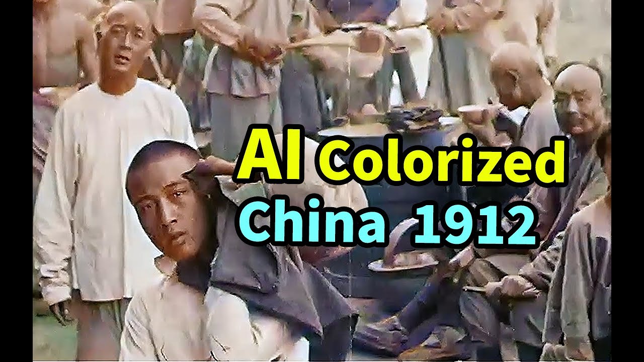 4k 60fps Colorized Peking Beijing 100 Years Ago Ancient China