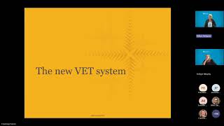 VET Reforms and Work-based learning changes
