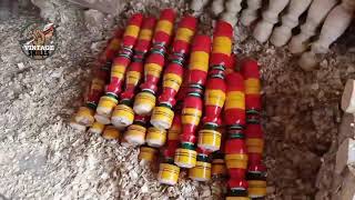 Amazing Wooden Cot Leg With Color || Colorful Wood art ||wooden Charpai design | Charpai Pawa |