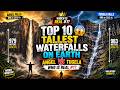 Top 10 Tallest Waterfalls on Earth 😱 | Angel vs Tugela Who is Real #1?
