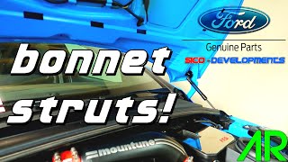 BONNET STRUTS INSTALL! | GENUINE FORD PARTS | FOCUS RS