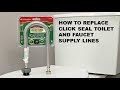 How to Install Fluidmaster Click Seal Toilet and Faucet Water Supply Lines from Home Repair Tutor