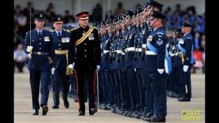 Prince Harry Dons Military Uniform for RAF Honington 75th Anniversary Ceremony