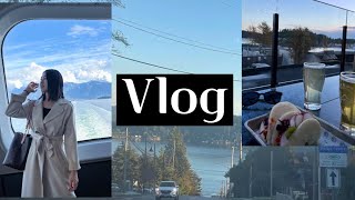 (Eng sub)벤쿠버 브이로그, 깁슨스 Vlog Vancouver to Gibson cafe, restaurant [깁슨스 카페/맛집/다운타운 투어]