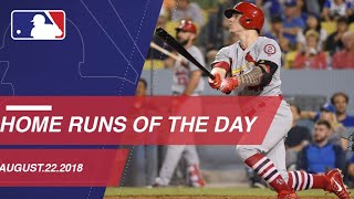 Watch all the home runs from August 22, 2018