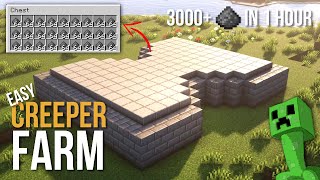 Minecraft Easy Creeper Farm | 1500+ Gunpowder Per Hour - 1.20