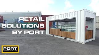 Popup Sushi Container Bar - Port Shipping Containers