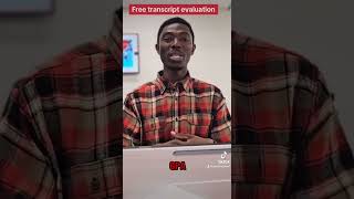 Free transcript evaluation. #education #studyabroad #graduate #graduatestudies