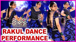 Rakul Preet Singh Dance Stills In Winner Movie Song Making - Naa BC Centerlu Song
