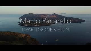 Cinematic drone vision Lipari 4K