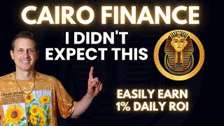 Crypto Passive Income With Cairo Finance - Earn 1% DAILY ROI