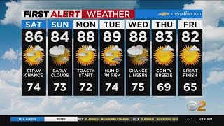 First Alert Weather: CBS2's 8/27 Saturday 9 a.m. update