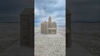 🔊 #asmr #sandasmr #satisfying #sandart #beach #sandcastle