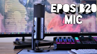 EPOS B20 mic review - a streaming mic that needs some tweaks