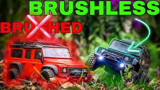 1 BRUSHED vs 1 BRUSHLESS Trx4-M! | STASH or TRASH?