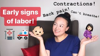 THE EARLY SIGNS OF LABOR (Malapit ka na ba manganak?) | Nins Po