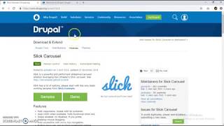 Installing the Slick Carousel Module in Drupal 8