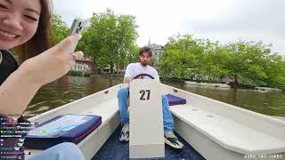 2024.07.03 fanfan - AMSTERDAM ｜ canal boating w Jack Ming