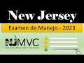 Examen de Manejo NJ 2023 Las 50 Preguntas del Examen de Manejo de New Jersey