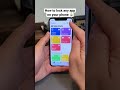 How to lock any app on your iPhone with a passcode! 🔒