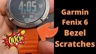 Garmin Fenix 6 Sapphire Titanium Bezel Protector Scratch Issue