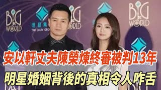 罰金80億元！安以軒丈夫陳榮煉終審被判13年，明星婚姻背後的真相令人咋舌!#安以軒#陳榮煉#娛樂大玩家