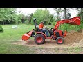 53 how to grade dirt with your front end loader and compact tractor