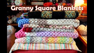 From My Project Pile: 6 Granny Square Blankets