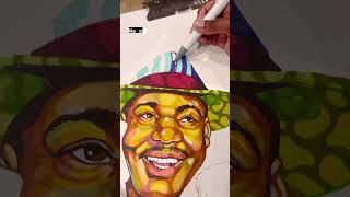 Drawing Martin Luther King Jr. and Coretta Scott King