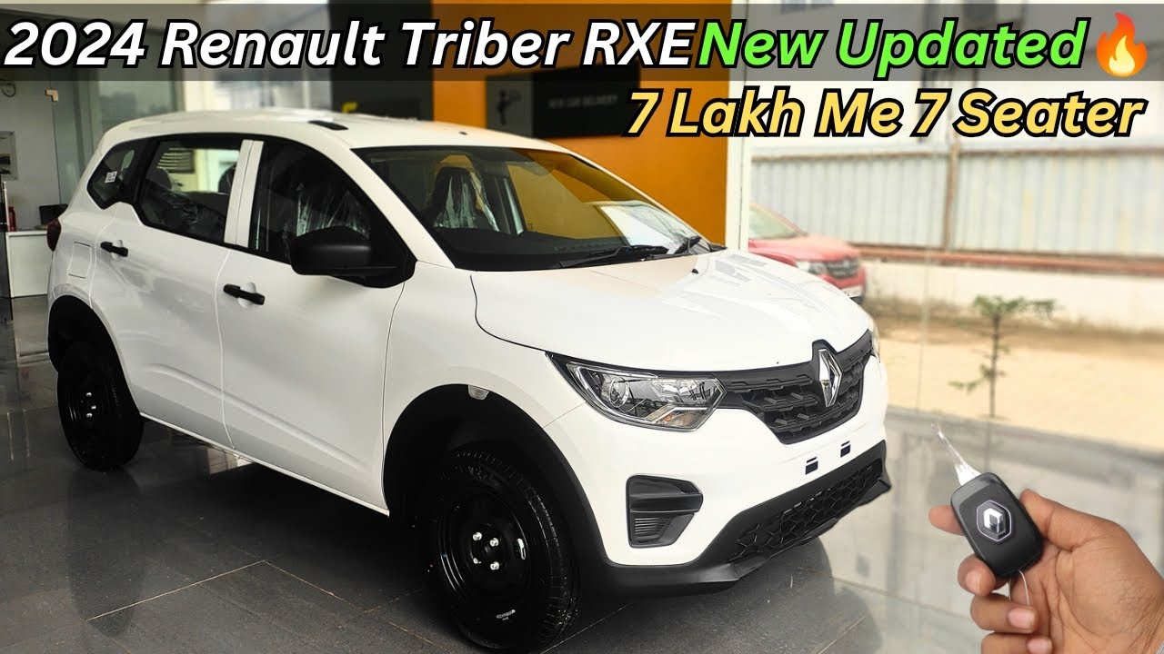 7 Lakh Me 7 Seater ♥️ 2024 Renault Triber RXE Base Model Full Detailed ...