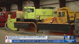 How Terre Haute Regional Airport dealt with the recent winter weather