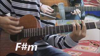 Kaise Hua - Kabir Singh - Vishal Mishra - Hindi Guitar Cover Lesson Chords Easy