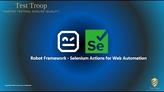 13. Robot Framework Selenium Actions for Web Automation