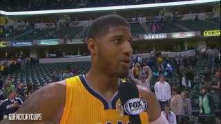 2014.04.02 - Paul George Full Highlights vs Pistons - 27 Pts, 13 Reb, 7 Assists