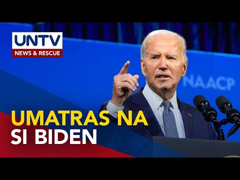 Pres. Biden, ipinaubaya na kay US VP Kamala Harris ang pagtakbo sa pagkapangulo