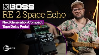 Introducing: Boss RE-2 Space Echo - next gen compact Tape Echo pedal!