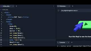 Var dump in Php