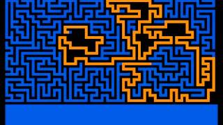 Simple Maze Generator in Atari BASIC (1979)