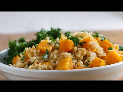 One-Pan Butternut Squash Pilaf Recipe from Tasty