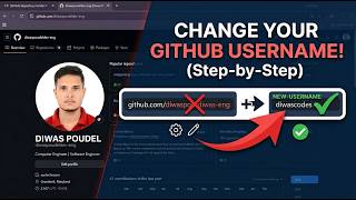 How to Change Your GitHub Username (Step-by-Step Guide) ?