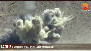 #balochistan liberation army striking the #pakistani  forces hard. precise intelligence - IED blast