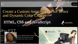 Create a Custom Animated Cursor Effect and Dynamic Color Change | HTML, CSS, and JavaScript!
