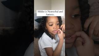 Mikko says her alphabet | Nonverbal Autism #shorts