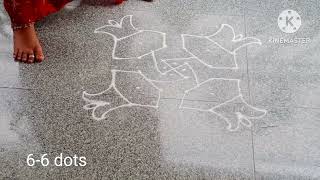 easy daily Rangoli designs #rojuvarimuggulu #easyrangoli #indianart #rojuvarichukkalamuggulu