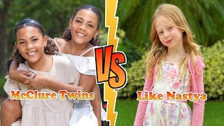 McClure Twins VS Like Nastya Transformation 👑 New Stars From Baby To 2024