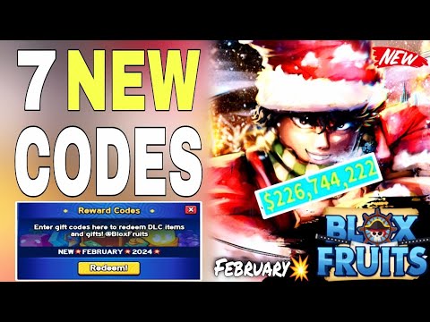 💥ALL NEW💥 BLOX FRUITS CODES FEBRUARY 2024 - BLOX FRUITS CODES - CODE ...