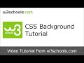 W3Schools CSS Background Tutorial